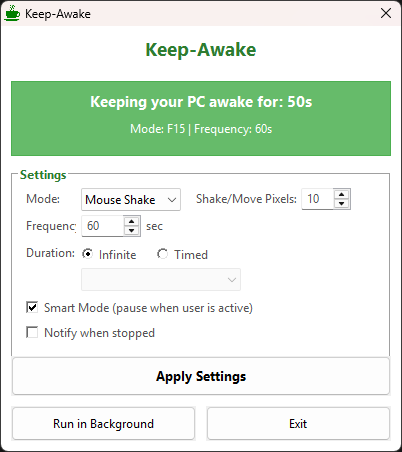 Smart Mode in Action